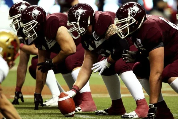 american football defensive line